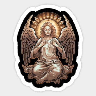 Angel woman Sticker